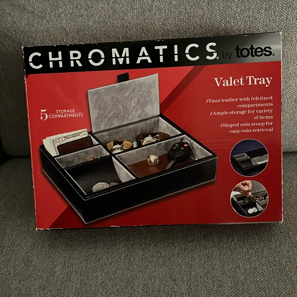 New Totes Valet tray for home or office